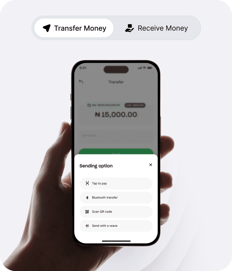 Runteller, Transfer money