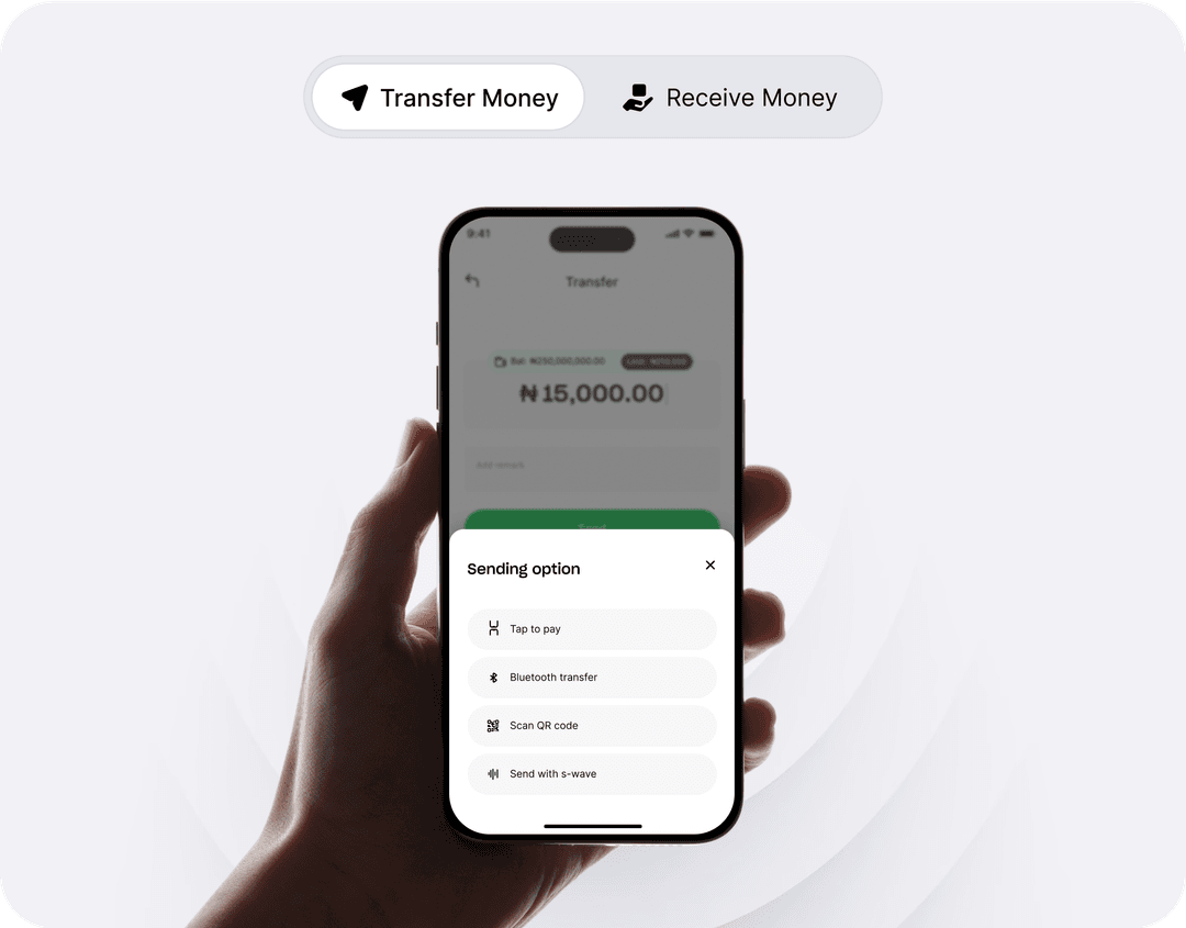 Runteller, Transfer money